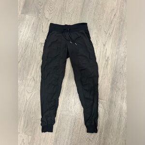 Lululemon black dance studio pants size 4